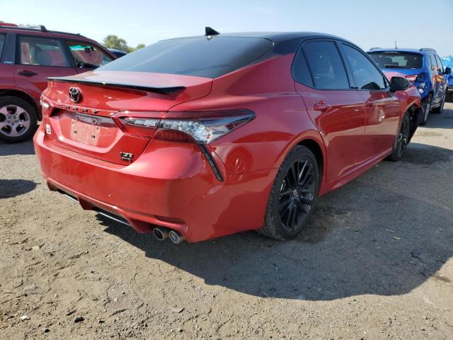 4T1K61BKXMU047056 - 2021 TOYOTA CAMRY XSE RED photo 4