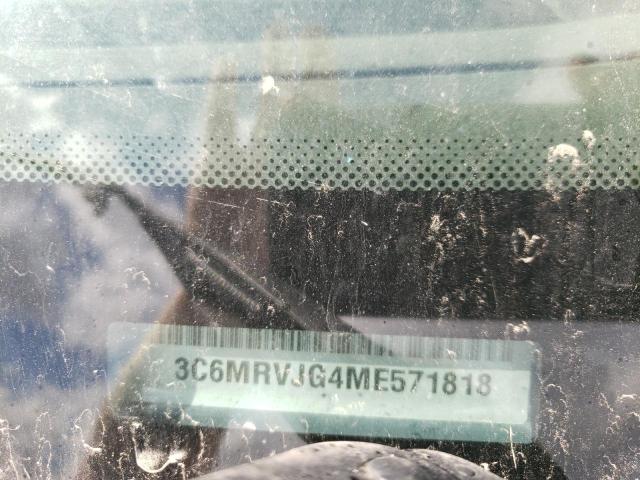 3C6MRVJG4ME571818 - 2021 RAM PROMASTER BLUE photo 10