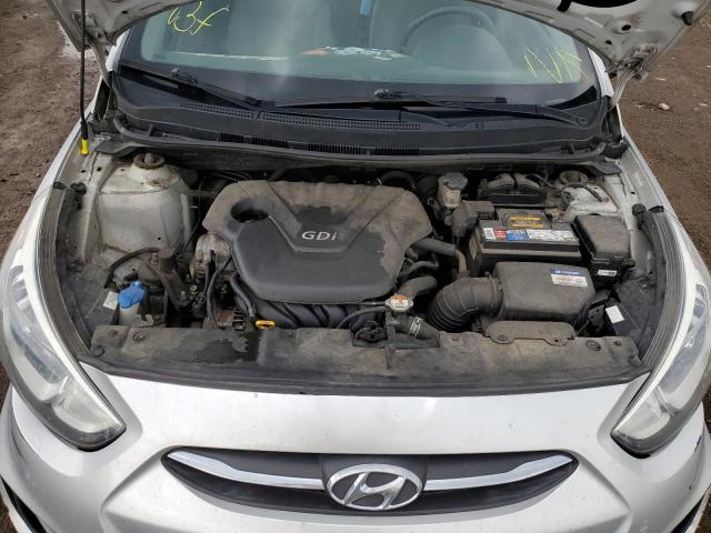 KMHCT4AEXFU879462 - 2015 HYUNDAI ACCENT SILVER photo 7