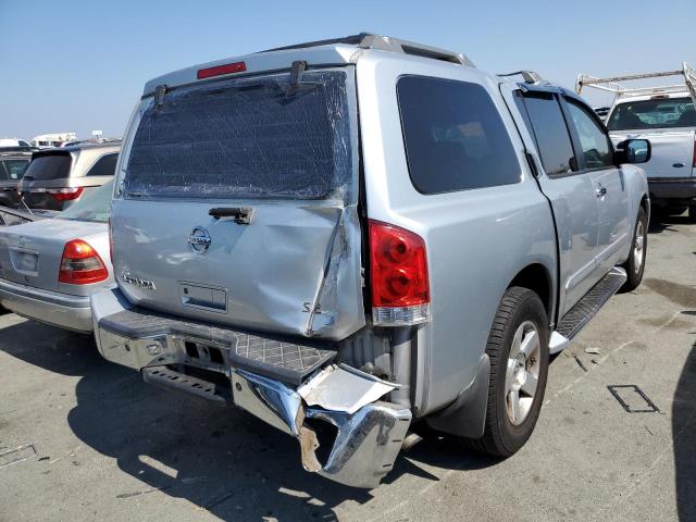 5N1AA08A25N724860 - 2005 NISSAN ARMADA SE SILVER photo 4