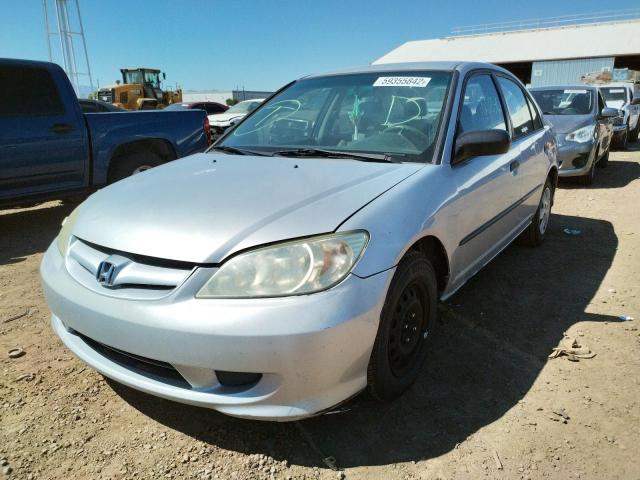 1HGES16365L026987 - 2005 HONDA CIVIC DX VP  foto 2