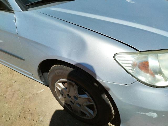 1HGES16365L026987 - 2005 HONDA CIVIC DX VP  foto 9