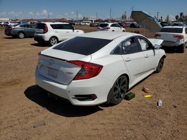 2HGFC2F85LH572161 - 2020 HONDA CIVIC SPOR WHITE photo 4