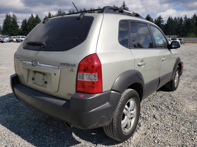 KM8JN72D57U520420 - 2007 HYUNDAI TUCSON SE GOLD photo 4