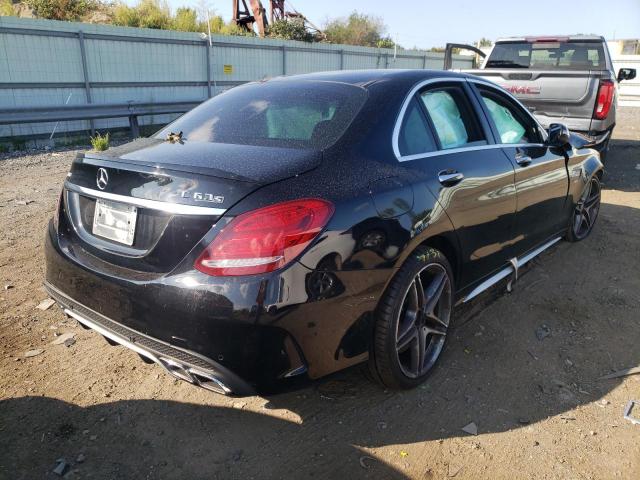 55SWF8HB2GU101399 - 2016 MERCEDES-BENZ C 63 AMG-S BLACK photo 4