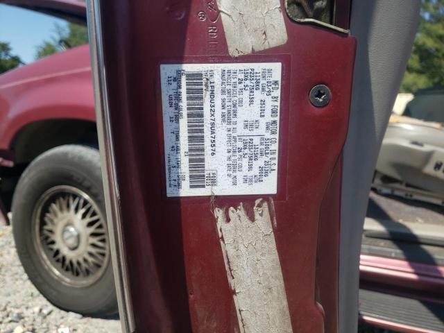 1FMDU32X7SUA75576 - 1995 FORD EXPLORER BURGUNDY photo 10