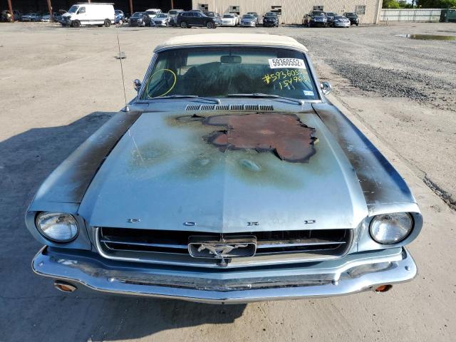 5F08D164963 - 1965 FORD MUSTANG 2D BLUE photo 10