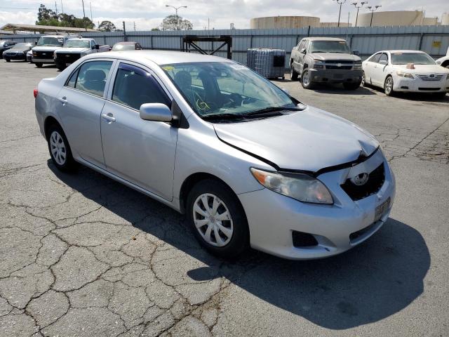 1NXBU4EE9AZ331478 - 2010 TOYOTA COROLA SILVER photo 1