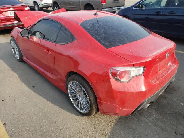 JF1ZNAA13D1709260 - 2013 TOYOTA SCION FR-S RED photo 3