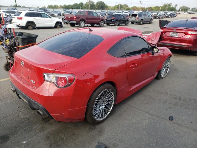 JF1ZNAA13D1709260 - 2013 TOYOTA SCION FR-S RED photo 4