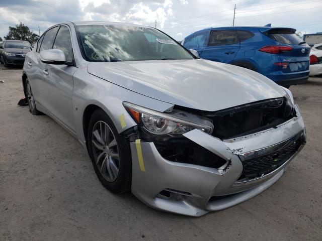 JN1BV7AP1FM344827 - 2015 INFINITI Q50 BASE SILVER photo 1