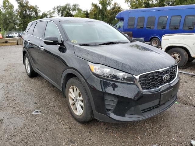 5XYPG4A32KG583839 - 2019 KIA SORENTO L BLACK photo 1