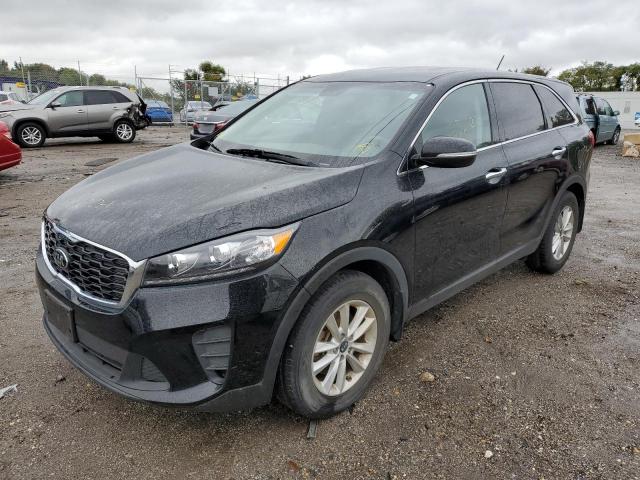 5XYPG4A32KG583839 - 2019 KIA SORENTO L BLACK photo 2