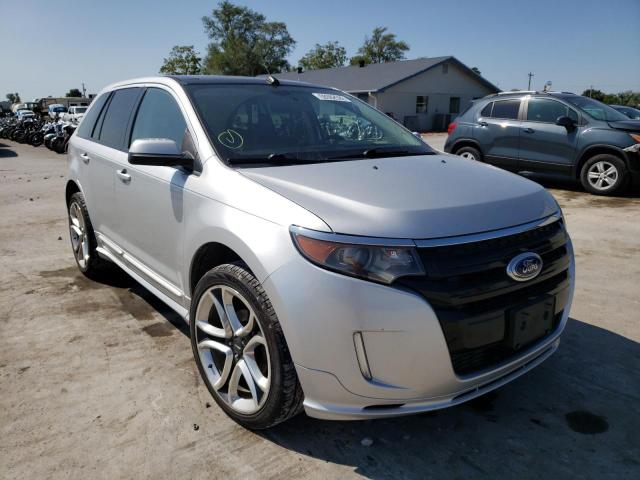 2FMDK3AK1BBB66456 - 2011 FORD EDGE SPORT SILVER photo 1