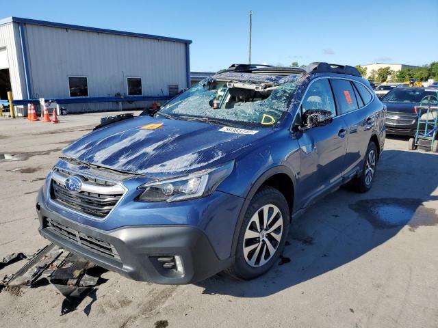 4S4BTAFC6M3208634 - 2021 SUBARU OUTBACK PR BLUE photo 2