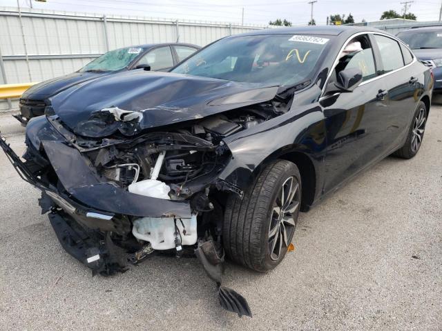 1G1ZG5ST1LF137708 - 2020 CHEVROLET MALIBU RS 黑色 照片 2