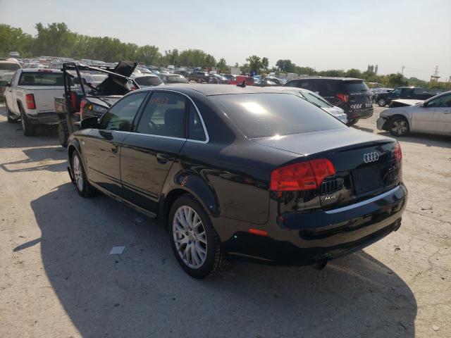 WAUAF78E88A167737 - 2008 AUDI A4 2.0T BLACK photo 3