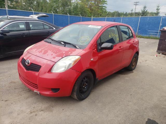 JTDKT923085165010 - 2008 TOYOTA YARIS RED photo 2