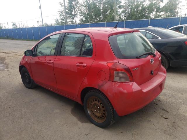 JTDKT923085165010 - 2008 TOYOTA YARIS RED photo 3