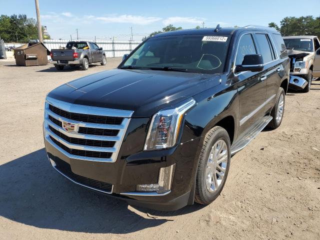 1GYS4AKJ4HR300280 - 2017 CADILLAC ESCALADE BLACK photo 2