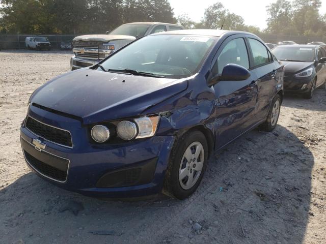 1G1JB5SH5E4162553 - 2014 CHEVROLET SONIC LS 蓝色 照片 2