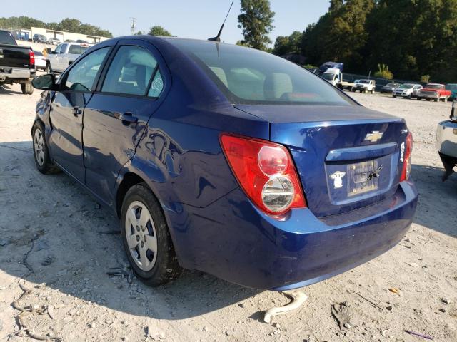 1G1JB5SH5E4162553 - 2014 CHEVROLET SONIC LS 蓝色 照片 3