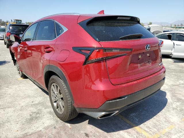 JTJDARBZ8M5027502 - 2021 LEXUS NX 300 BAS RED photo 3