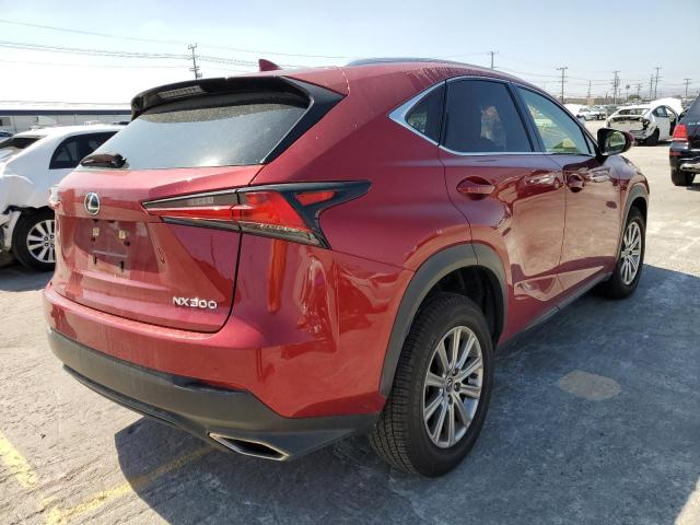 JTJDARBZ8M5027502 - 2021 LEXUS NX 300 BAS RED photo 4