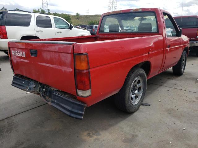 1N6SD11S2PC396697 - 1993 NISSAN TRUCK SHOR RED photo 4