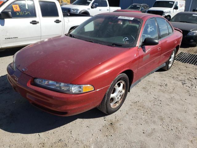 1G3WH52K1XF319624 - 1999 OLDSMOBILE INTRIGUE G RED photo 2