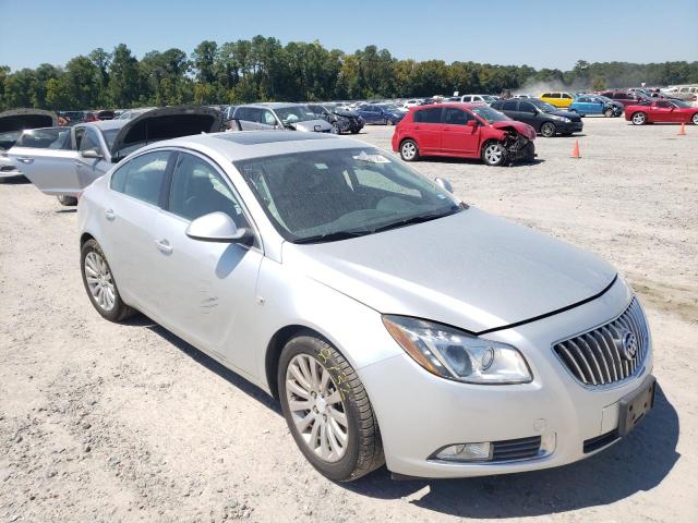 W04GY5GV9B1076572 - 2011 BUICK REGAL CXL SILVER photo 1