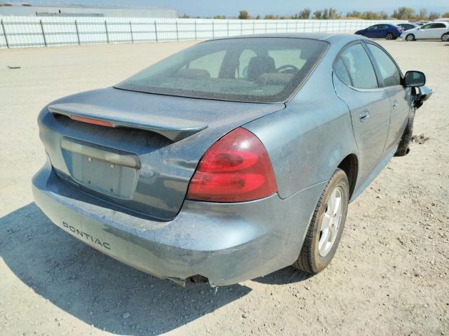 2G2WP552761287349 - 2006 PONTIAC GRAND PRIX BLUE photo 4