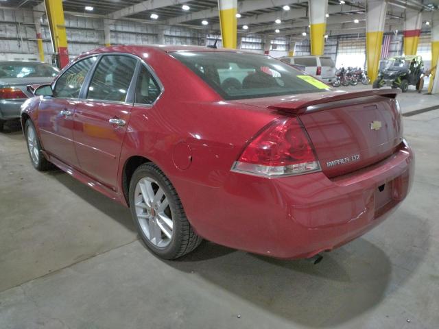 2G1WC5E34E1128795 - 2014 CHEVROLET IMPALA LIM BURGUNDY photo 3