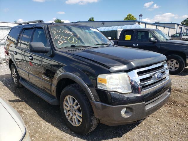 1FMFU16587LA82118 - 2007 FORD EXPEDITION BLACK photo 1