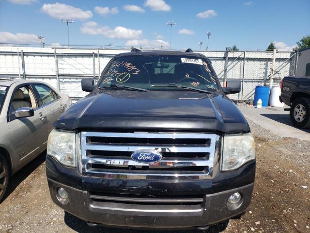 1FMFU16587LA82118 - 2007 FORD EXPEDITION BLACK photo 9