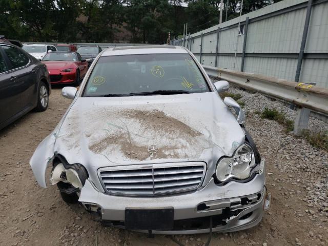 WDBRF92H56F756408 - 2006 MERCEDES-BENZ C 280 4MAT SILVER photo 7