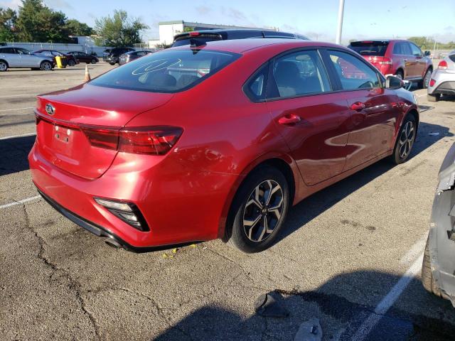 3KPF24AD2KE034450 - 2019 KIA FORTE FE RED photo 4