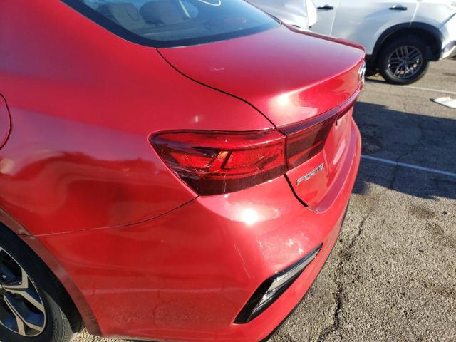 3KPF24AD2KE034450 - 2019 KIA FORTE FE წითელი ფოტო 9