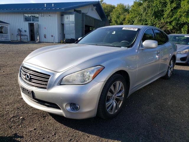 JN1BY1APXDM512210 - 2013 INFINITI M37 SILVER photo 2