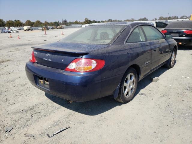 2T1CF28P62C601530 - 2002 TOYOTA SOLARA BLUE photo 4