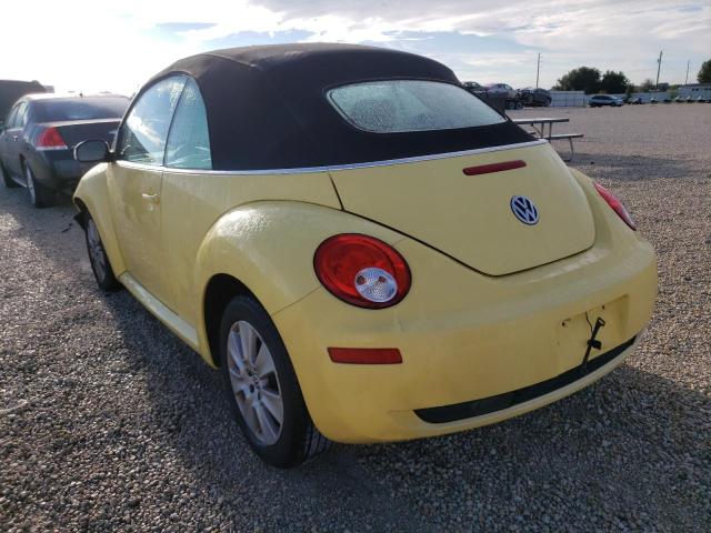 3VWRF31Y68M414515 - 2008 VOLKSWAGEN NEW BEETLE 黄色 照片 3