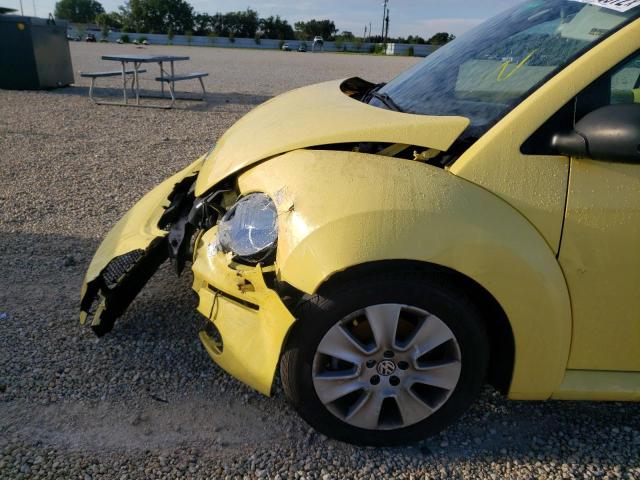 3VWRF31Y68M414515 - 2008 VOLKSWAGEN NEW BEETLE 黄色 照片 9