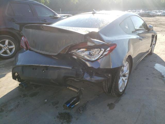 KMHHU6KH7AU007434 - 2010 HYUNDAI GENESIS CO GRAY photo 4