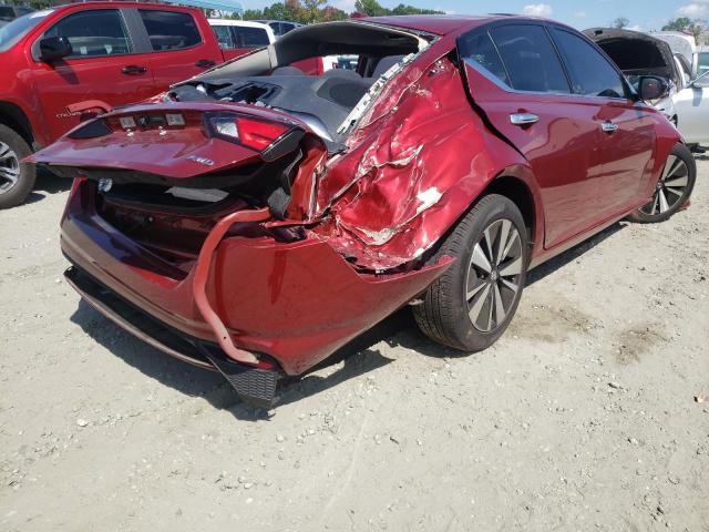1N4BL4DW4LC119457 - 2020 NISSAN ALTIMA SV RED photo 4