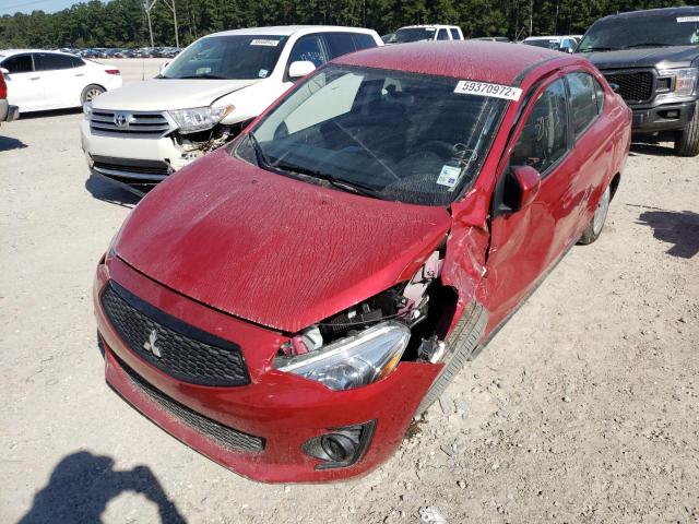 ML32F3FJ4LHF06371 - 2020 MITSUBISHI MIRAGE G4 MAROON photo 9