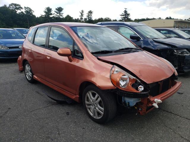 JHMGD38687S038179 - 2007 HONDA FIT S RED photo 1