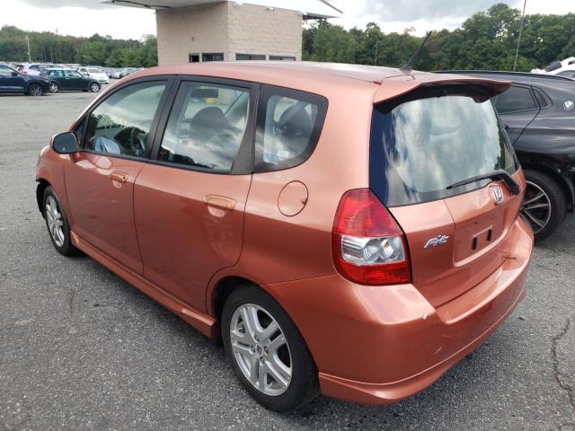 JHMGD38687S038179 - 2007 HONDA FIT S RED photo 3