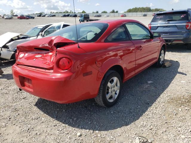 1G1AK12F657632983 - 2005 CHEVROLET COBALT RED photo 4