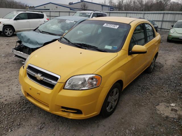 KL1TD5DE0AB073905 - 2010 CHEVROLET AVEO YELLOW photo 2