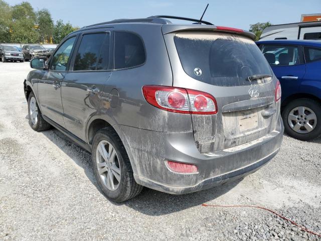 5XYZK3AB5CG127974 - 2012 HYUNDAI SANTA FE L GRAY photo 3